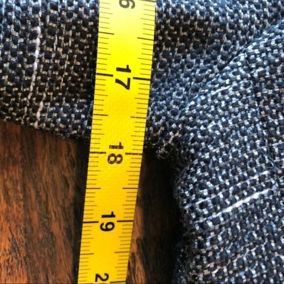 Halogen Textured Blk & White Woven Textured Blazer 8P - Picture 7 of 11